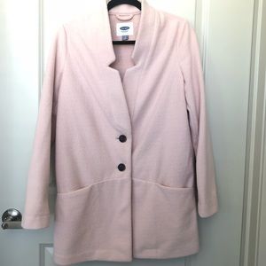 Pink French Terry Spring Coat